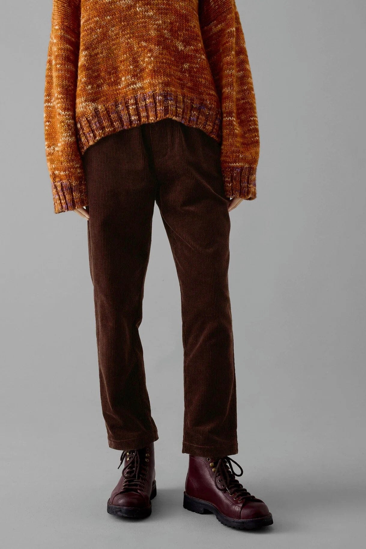 Toast | Gabi Organic Cord Pull On Pants In Chestnut - SHOP YUCCA Pants TOAST - YUCCA 