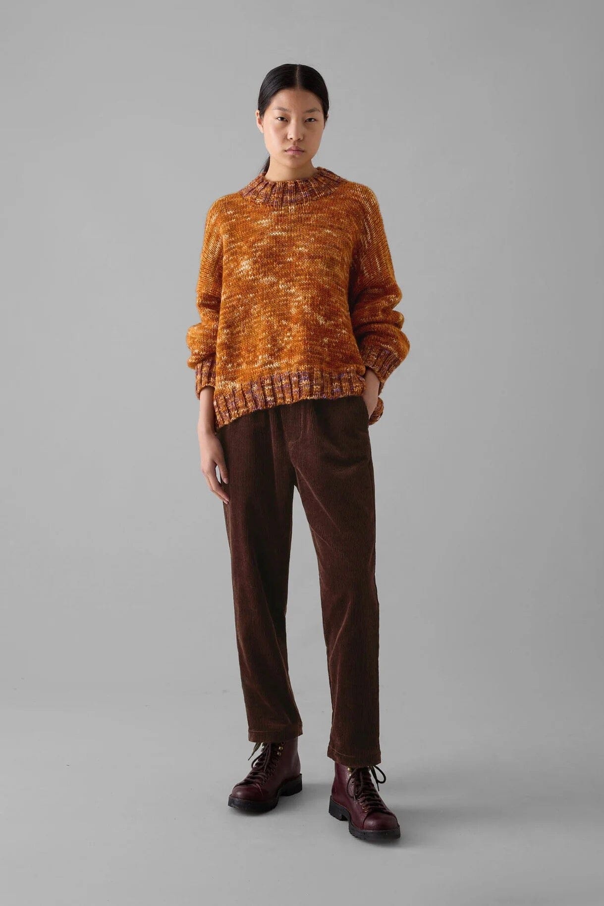 Toast | Gabi Organic Cord Pull On Pants In Chestnut - SHOP YUCCA Pants TOAST - YUCCA 