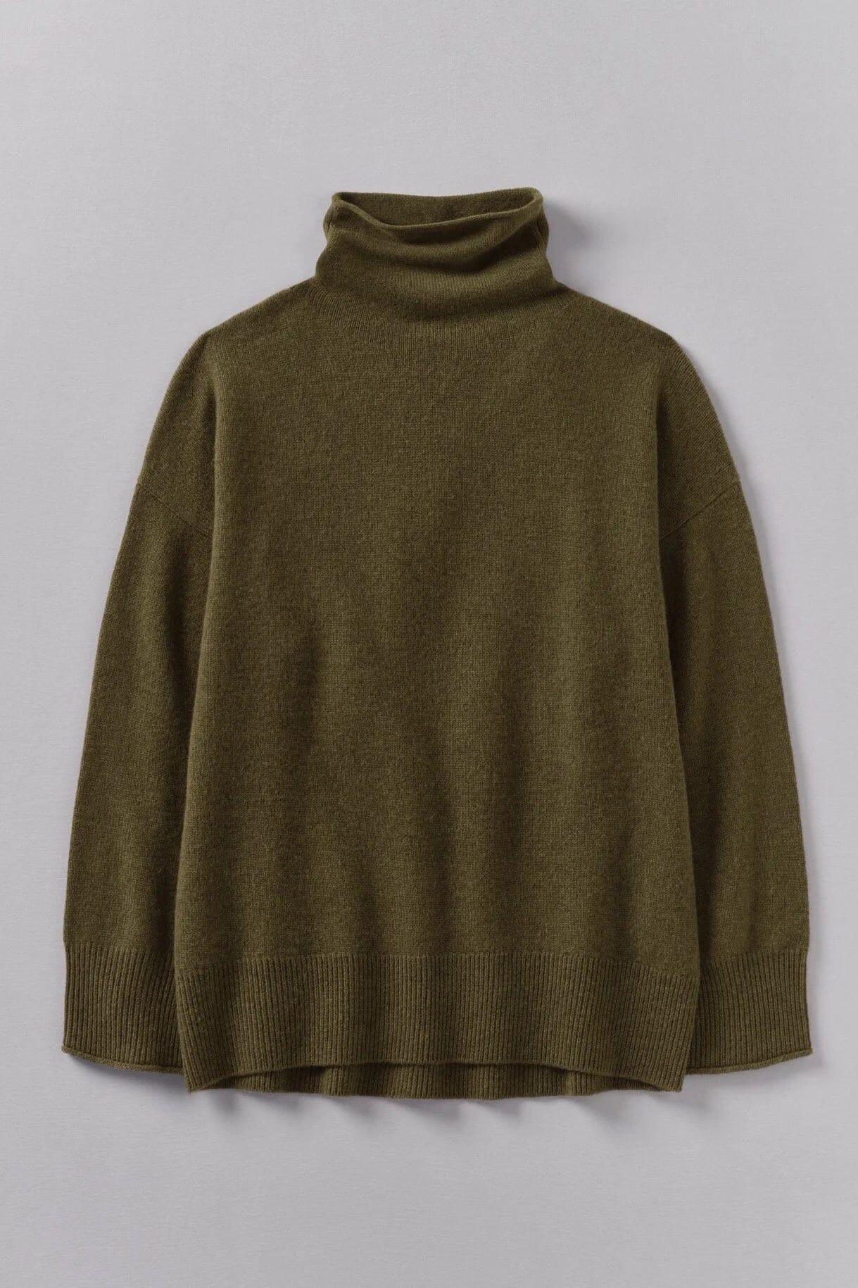 TOAST | Roll Neck Cashmere Sweater In Olive - SHOP YUCCA Sweater TOAST - YUCCA 