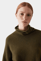 TOAST | Roll Neck Cashmere Sweater In Olive - SHOP YUCCA Sweater TOAST - YUCCA 