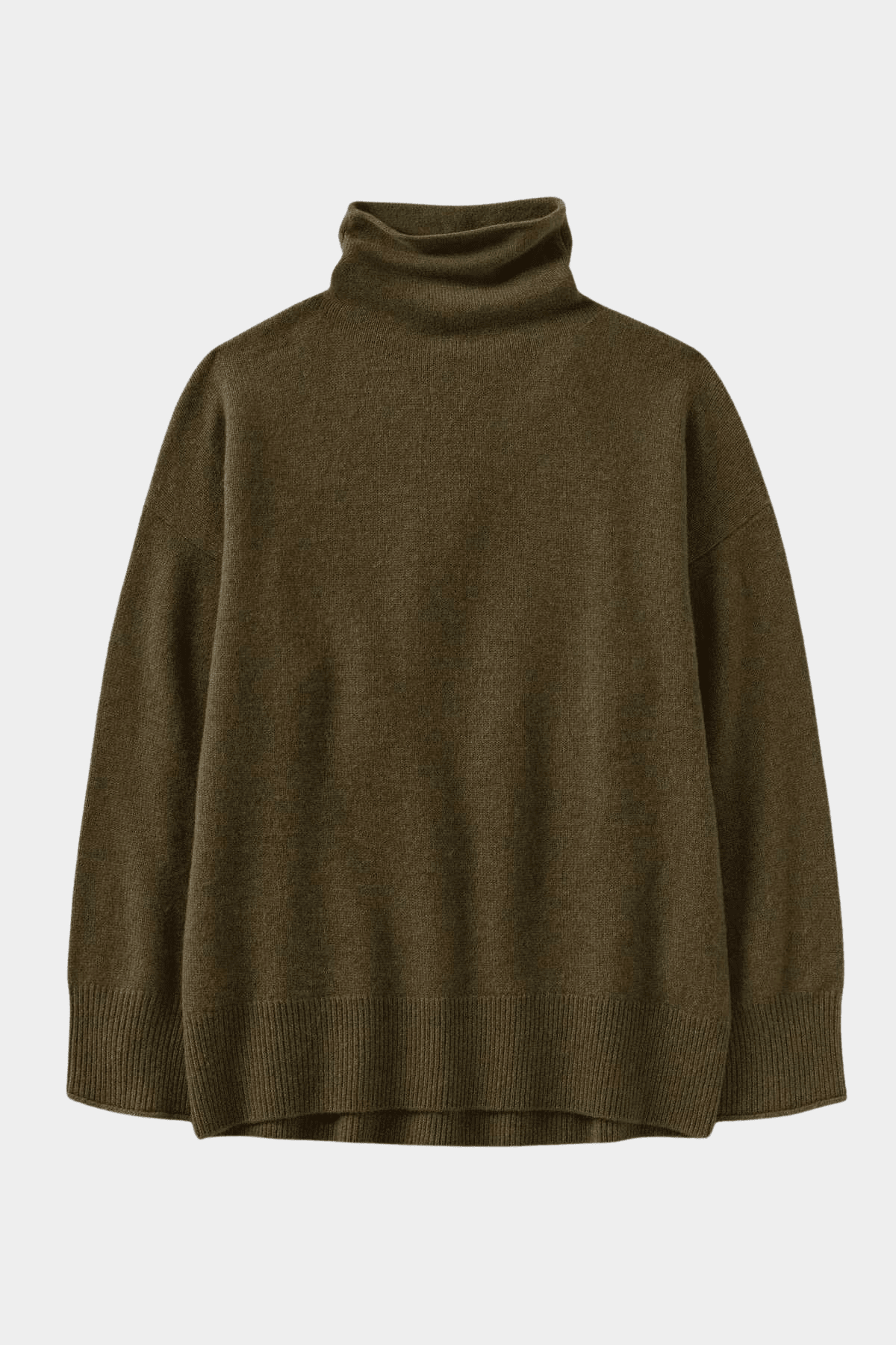 TOAST | Roll Neck Cashmere Sweater In Olive - SHOP YUCCA Sweater TOAST - YUCCA 