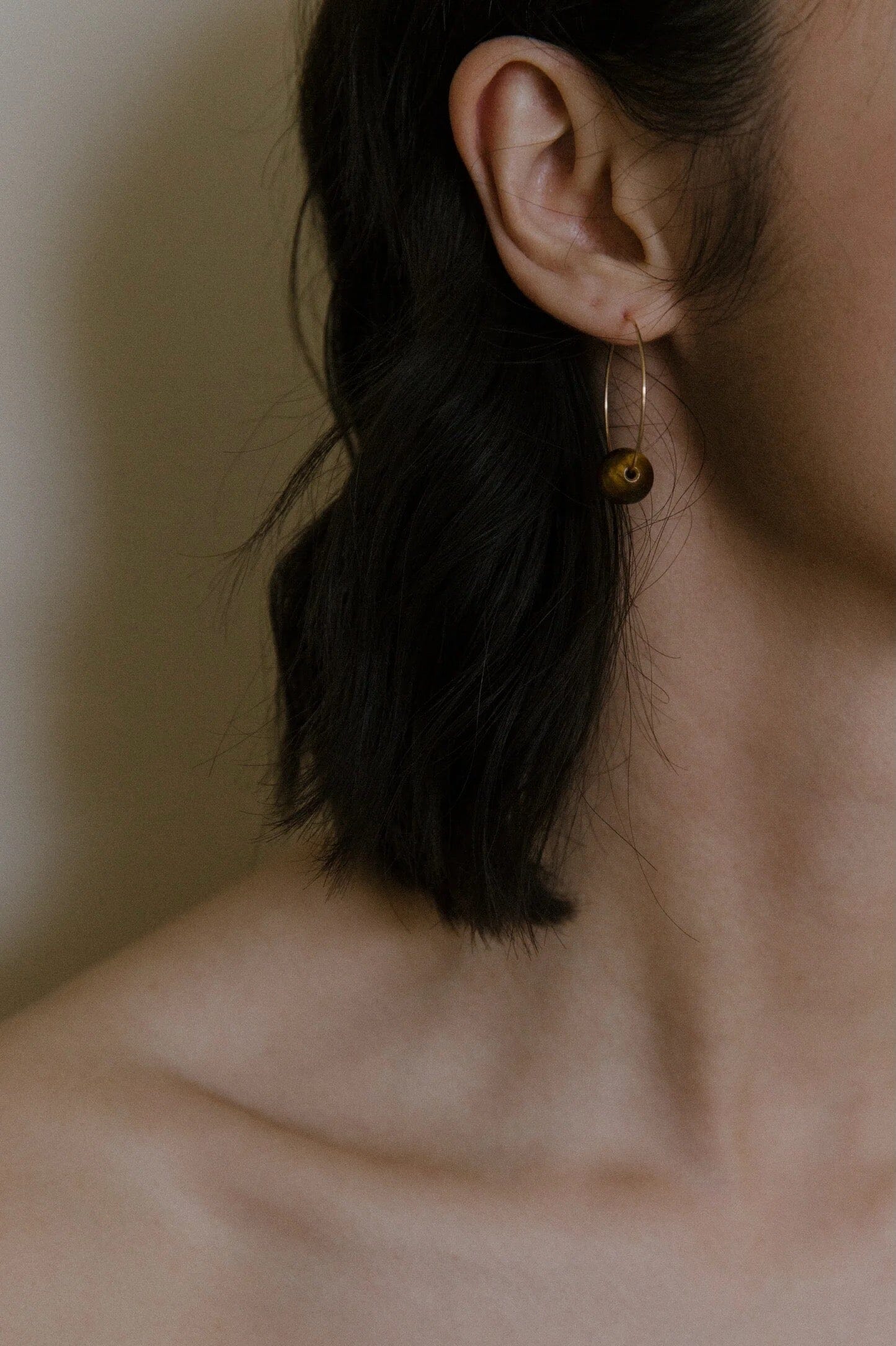 Vermeer Studio | Fern Hoop Earrings - SHOP YUCCA Earrings VERMEER STUDIO - YUCCA, Artistic jewelry for women, boutique near me, boutique stores near me, capsule wardrobe.