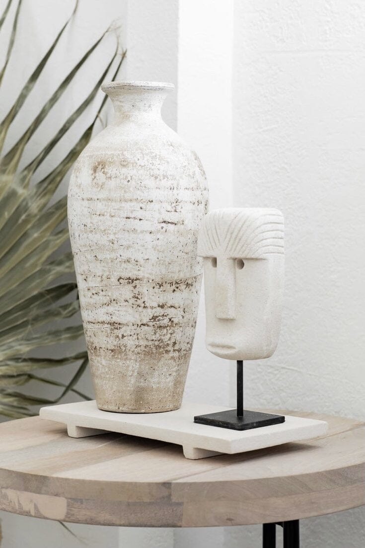 YUCCA | Wayan Sculpture- Sandstone - Objects - YUCCA, artistic home goods, boutique near me, shop local denver.