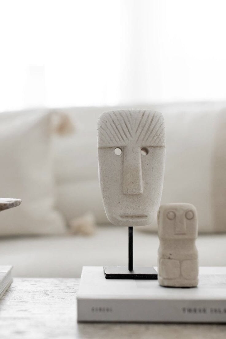 YUCCA | Wayan Sculpture- Sandstone - Objects - YUCCA, artistic home goods, boutique near me, shop local denver.