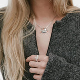 Wolf Circus Kaia necklace sterling silver worn at collarbone layered styling