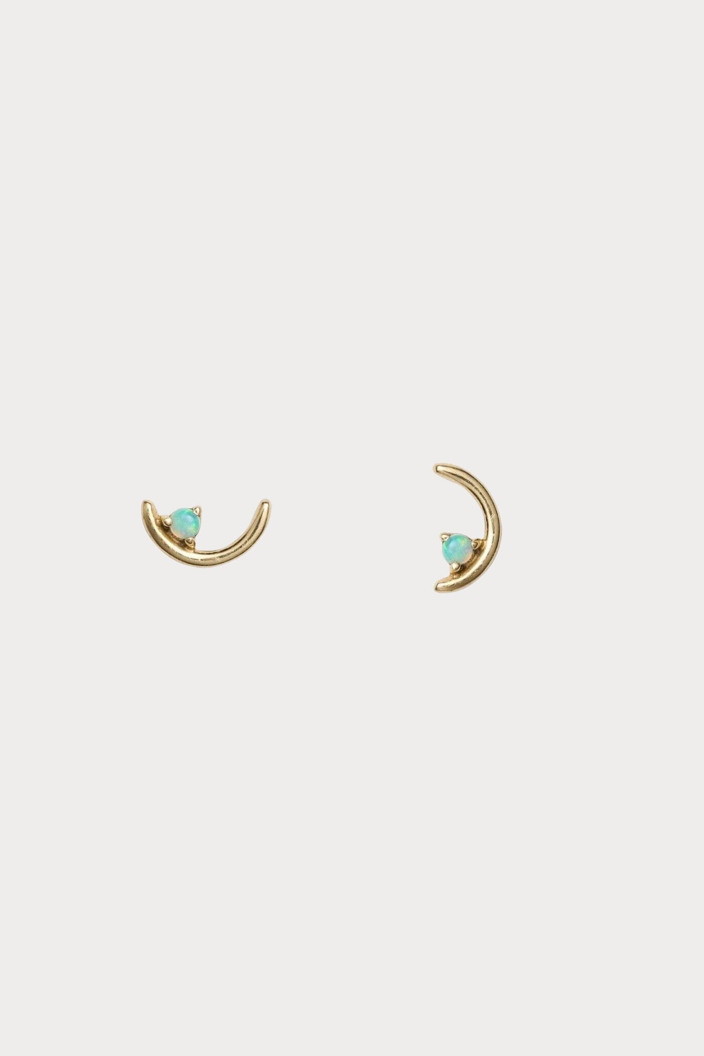 WWAKE | Offset Opal Arc Earring - SHOP YUCCA Earrings WWAKE - YUCCA 