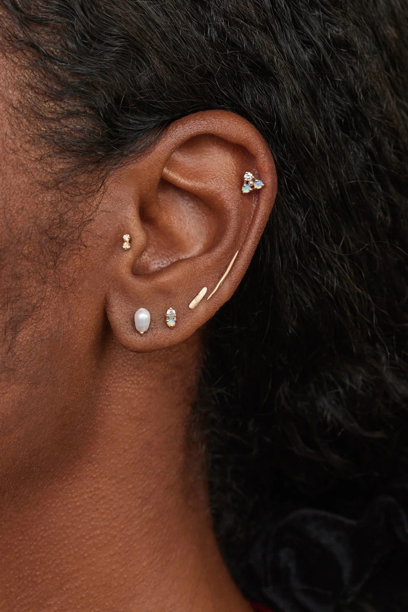 Wwake - Irregular Pearl Earring - Earrings - YUCCA, boutique stores near me, unique jewelry denver, capsule wardrobe.