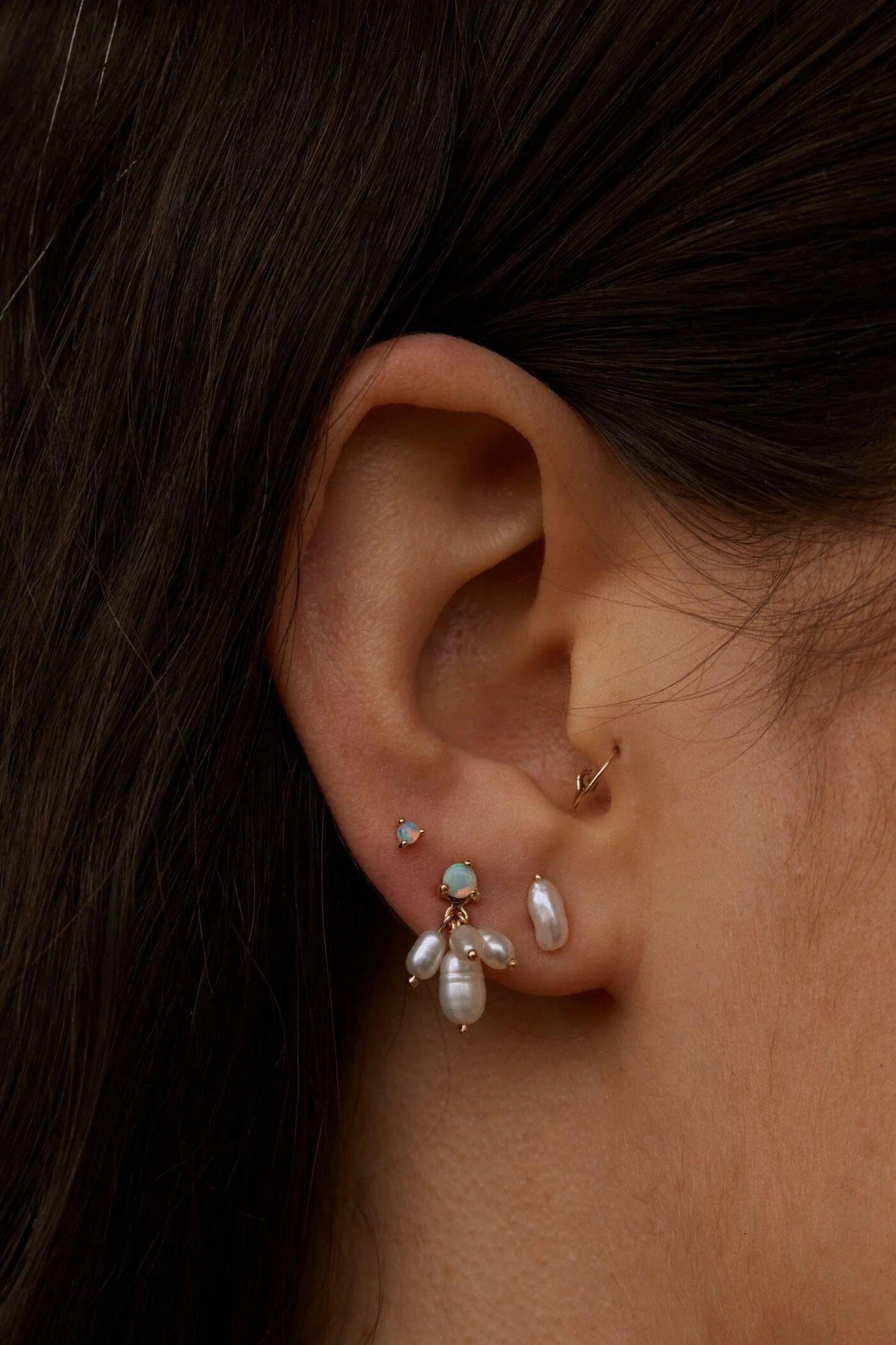 Wwake - Irregular Pearl Earring - Earrings - YUCCA, boutique stores near me, unique jewelry denver, capsule wardrobe.