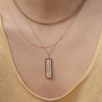 wwake | Long Metaphor Necklace - Necklaces - YUCCA, artistic jewelry for women, unique jewelry denver.
