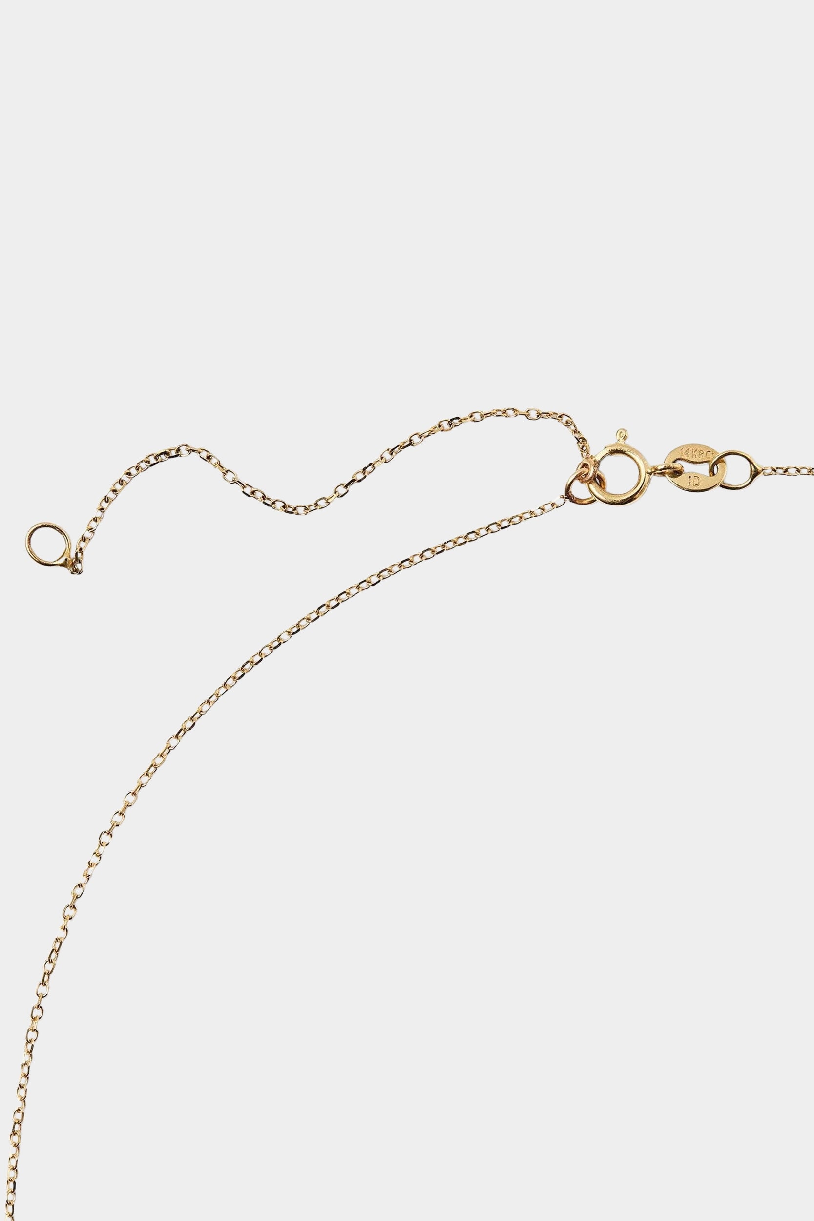 Adjustable chain and spring ring clasp on the WWAKE gemstone necklace