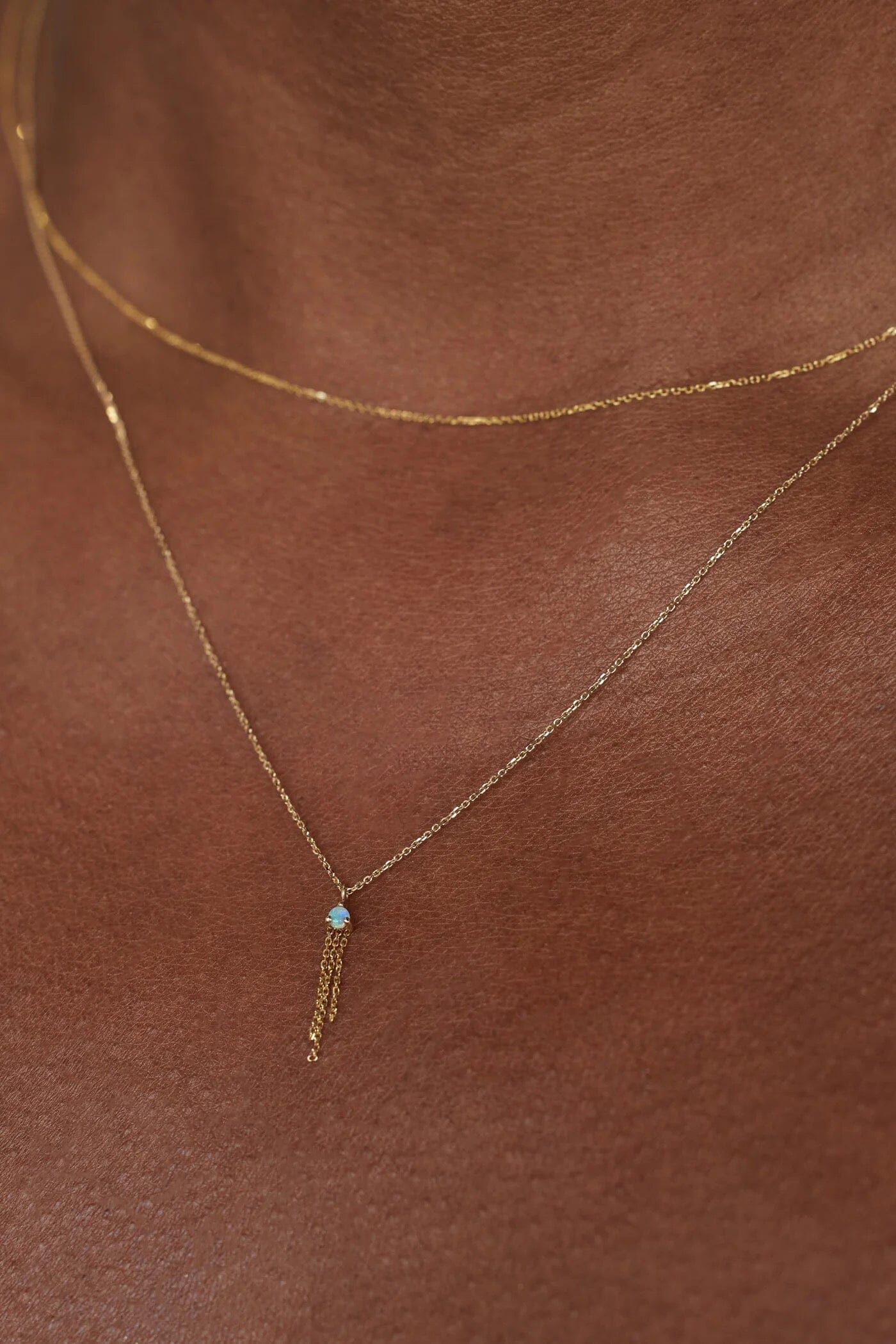 Wwake - Opal Mist Necklace - Necklace - Yucca, boutique stores near me, unique jewelry denver.