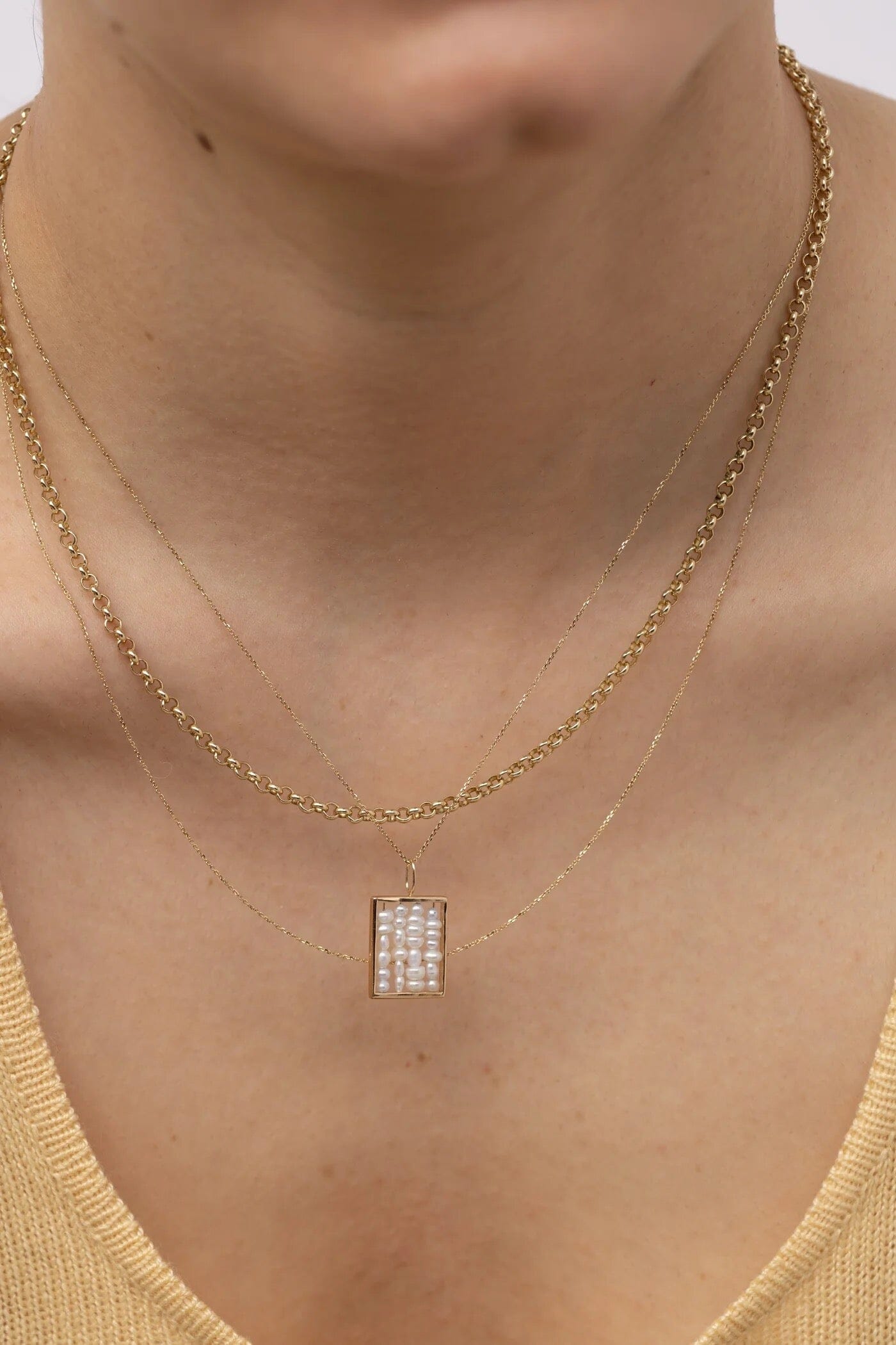 WWAKE | Small Weaving Necklace - Necklaces - YUCCA, Artistic jewelry for women, boutique near me, unique jewelry denver.