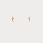 Wwake - Small Spiral Wisp Earring - Earrings - YUCCA, artistic jewelry for women, boutique stores near me.