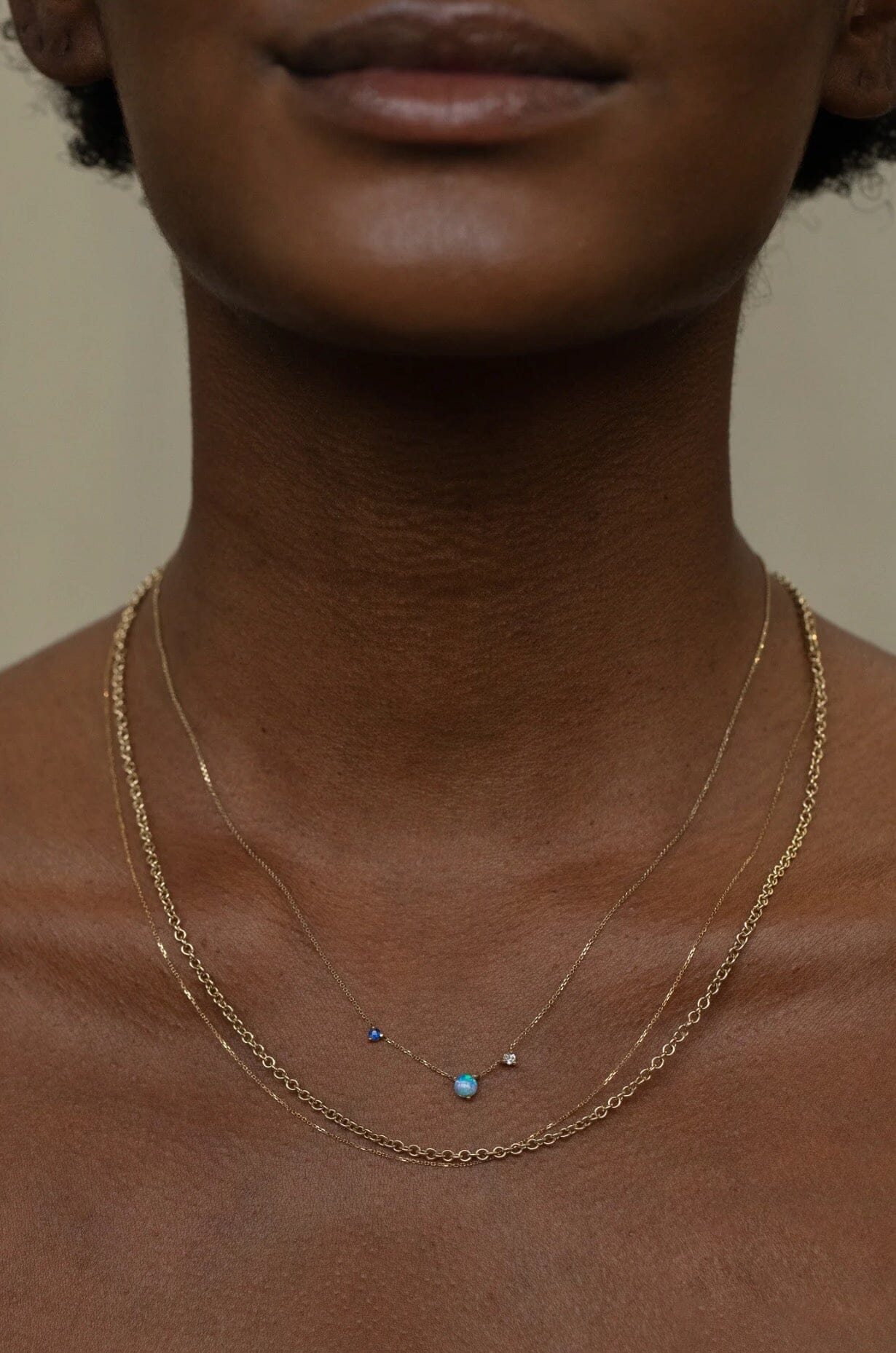 Wwake- Three Step Necklace - Necklaces - Shop All Jewelry - Yucca, boutique stores near me, unique jewelry denver.