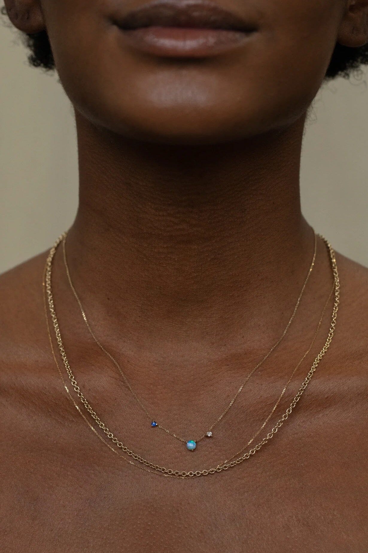 Wwake- Three Step Necklace - Necklaces - Shop All Jewelry - Yucca, boutique stores near me, unique jewelry denver.