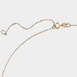 WWAKE Sapphire Three-Step Necklace 14k recycled gold chain with adjustable clasp detail, YUCCA Denver