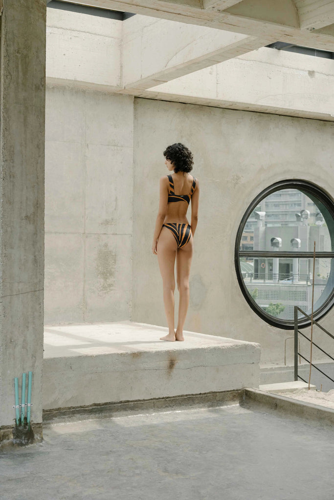 Cala de la Cruz | Courtney Bikini Bottom In Fuego - SHOP YUCCA Swimwear CALA DE LA CRUZ - YUCCA 