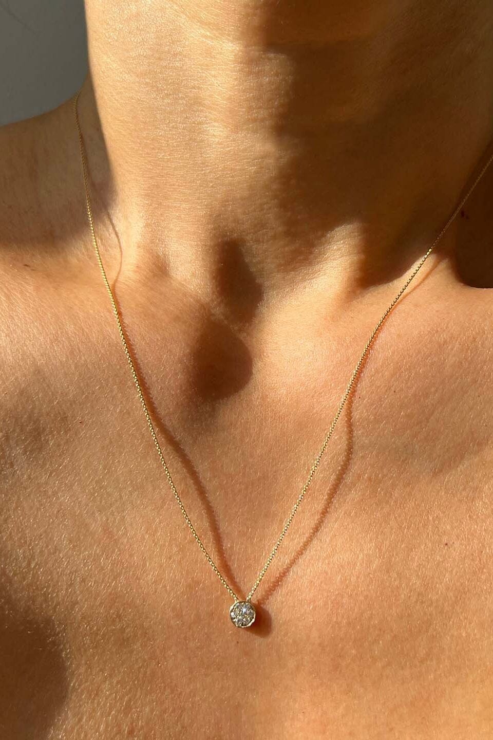 QUARRY - Elia Necklace - Necklaces - YUCCA, Artistic jewelry for women, boutique near me.