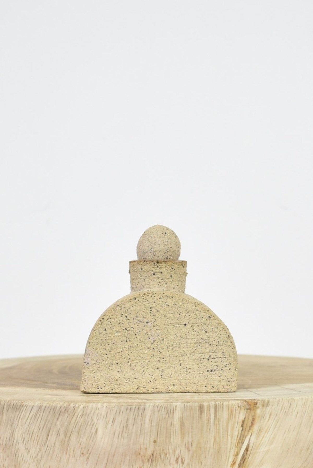 Ruby Bell Ceramics | Half Moon Bottle In Speckled Clay - SHOP YUCCA Ceramic RUBY BELL CERAMICS - YUCCA 