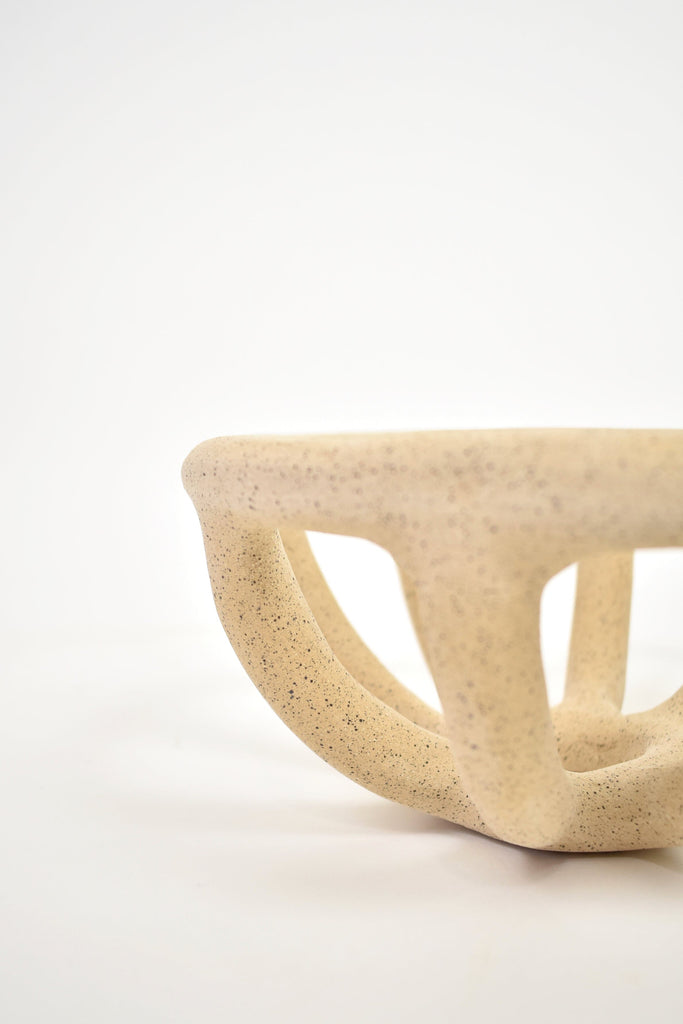 SIN Ceramics | Small Prong Bowl In Speckled - SHOP YUCCA Ceramic SIN CERAMICS - YUCCA 